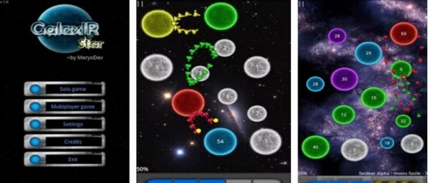 Gameplay screenshot from galaxir star for Android