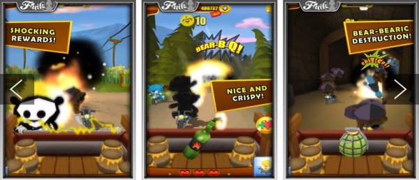 Gameplay screenshot from Grumpy Bears for Android