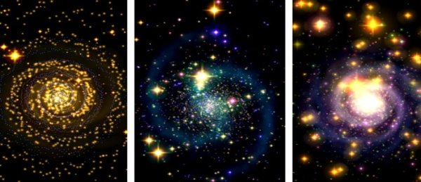 Gameplay screenshot from galaxy journey music visualizer pro for Android