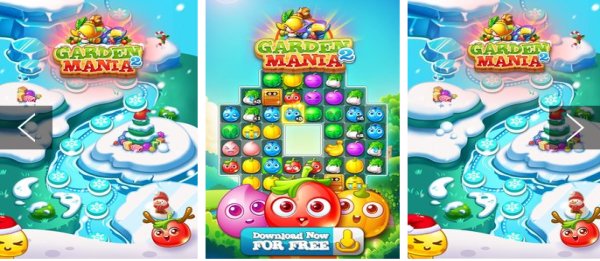 Gameplay screenshot from Garden Mania 2 Crazy Summer for Android