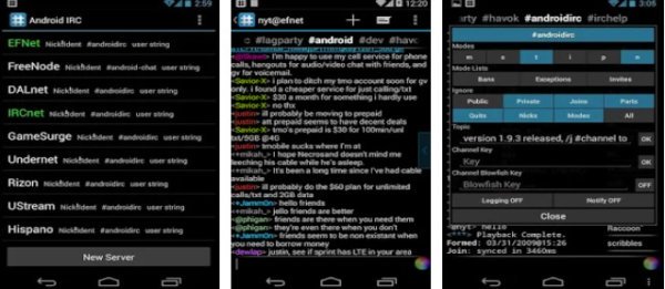 Gameplay screenshot from irc for android for Android