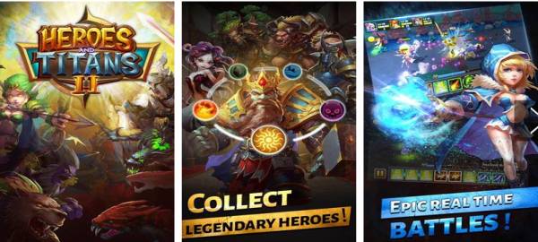 Gameplay screenshot from heroes and titans for Android