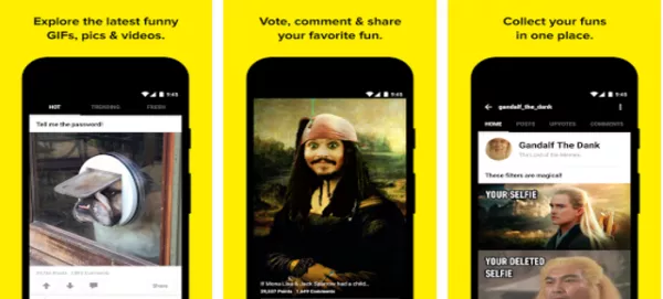 Gameplay screenshot from 9gag for Android