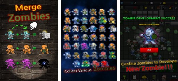 Gameplay screenshot from grow zombie vip merge zombies for Android