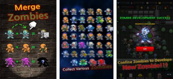 Gameplay screenshot from grow zombie vip merge zombies for Android