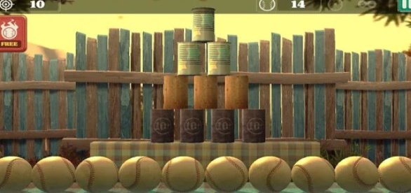 Gameplay screenshot from hit and knock down for Android