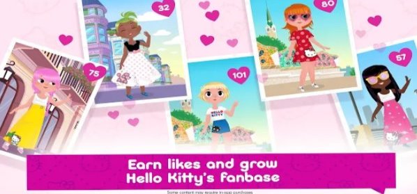 Gameplay screenshot from hello kitty fashion star for Android