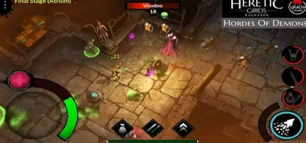 Gameplay screenshot from heretic gods for Android