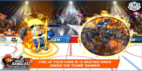 Gameplay screenshot from hockey dangles 16 magnus for Android
