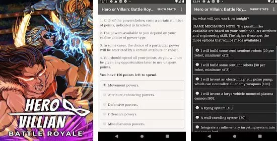 hero or villain battle royale