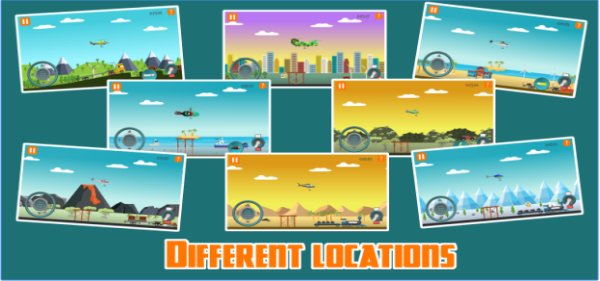 Gameplay screenshot from go helicopter helicopters for Android