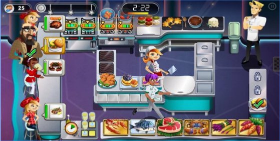 Gameplay screenshot from gordon ramsay dash for Android
