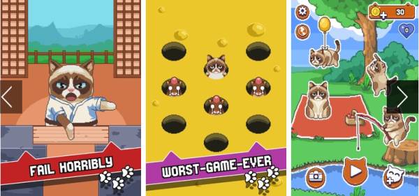 Gameplay screenshot from grumpy cat s worst game ever for Android