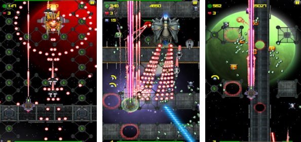 Gameplay screenshot from heavy patrol space shooter for Android