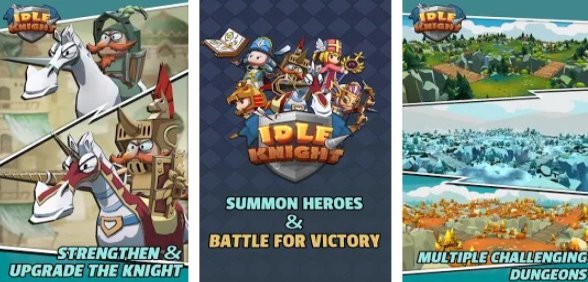 idle knight fearless heroes
