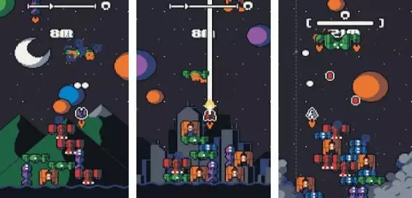 Gameplay screenshot from galaxy stack for Android