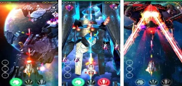 Gameplay screenshot from galaxy warrior classic for Android