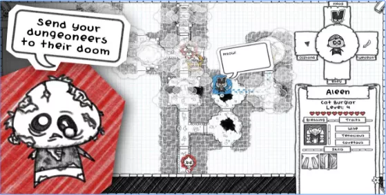 Gameplay screenshot from guild of dungeoneering for Android