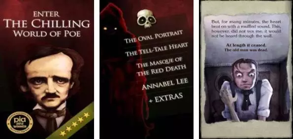 Gameplay screenshot from ipoe collection vol 1 edgar allan poe for Android
