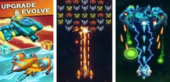 Gameplay screenshot from galaxy invaders alien shooter for Android