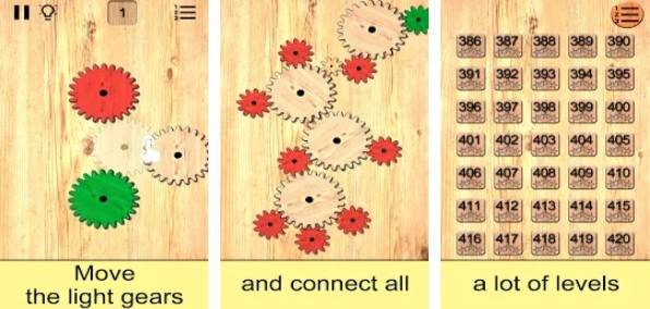 Gameplay screenshot from gears logic puzzles premium for Android
