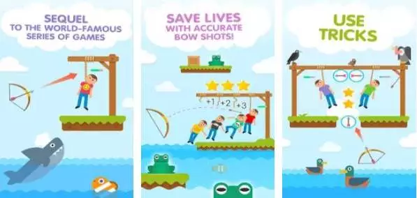 Gameplay screenshot from gibbets bow master for Android