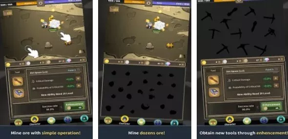 Gameplay screenshot from grow alchemists of ore for Android