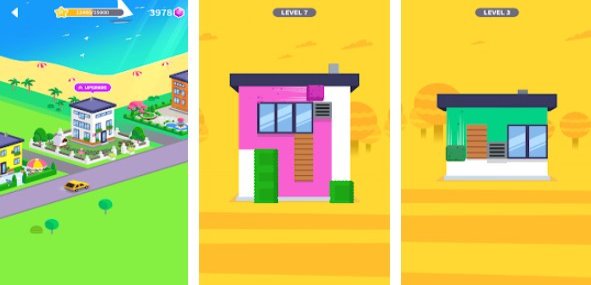 Gameplay screenshot from house paint for Android
