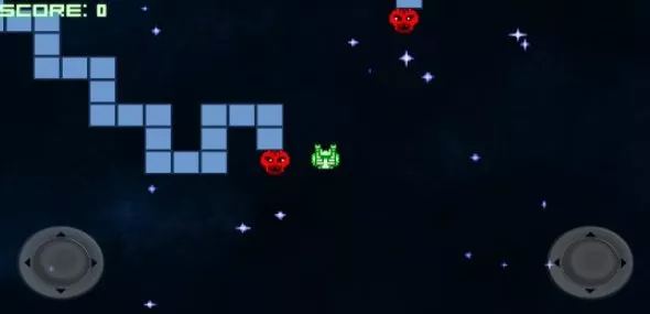 Gameplay screenshot from hyper shoot twin stick shooter for Android