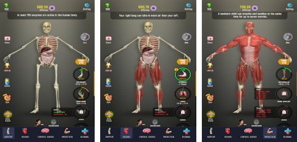 Gameplay screenshot from idle human for Android