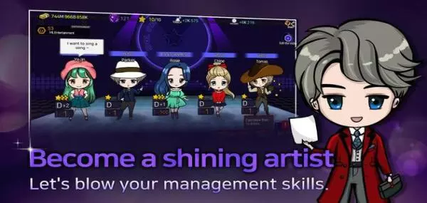 Gameplay screenshot from Idol Stage for Android