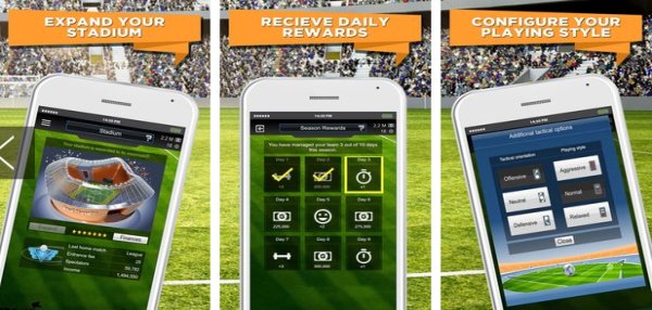 Gameplay screenshot from goal football manager for Android