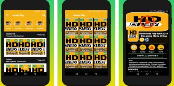 Gameplay screenshot from hd movies play free 2019 streaming movie online for Android