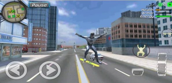 Gameplay screenshot from hurricane superhero wind tornado vegas mafia for Android