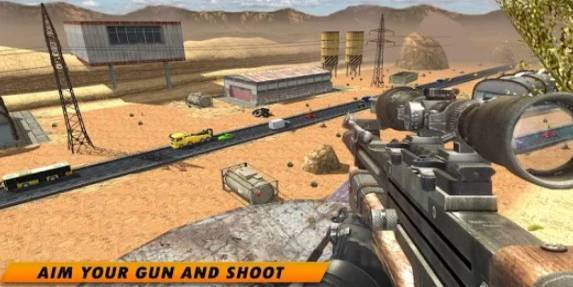 Gameplay screenshot from highway sniper 3d 2019 for Android