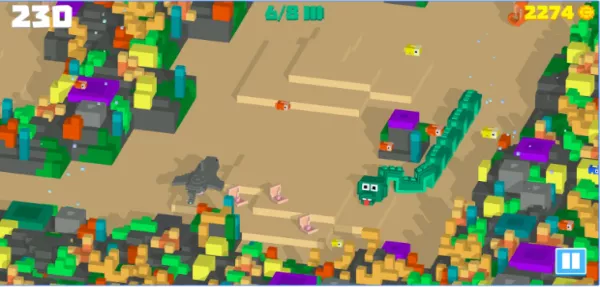 Gameplay screenshot from hungry eaters for Android