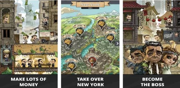 Gameplay screenshot from idle mafia boss for Android