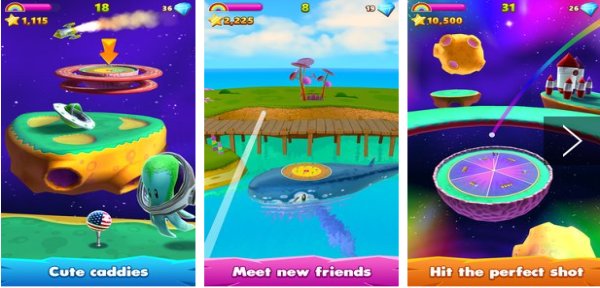 Gameplay screenshot from Golf Island for Android