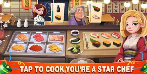 Gameplay screenshot from happy cooking chef fantasy for Android