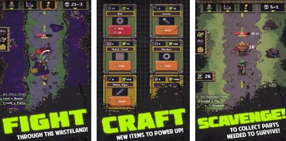 Gameplay screenshot from idle wasteland for Android