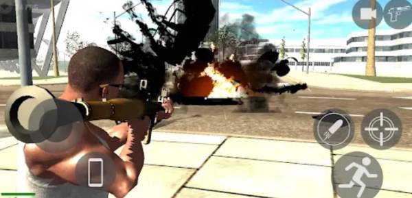 Gameplay screenshot from indian bikes driving 3d for Android