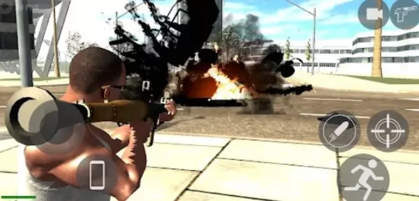 Gameplay screenshot from indian bikes driving 3d for Android