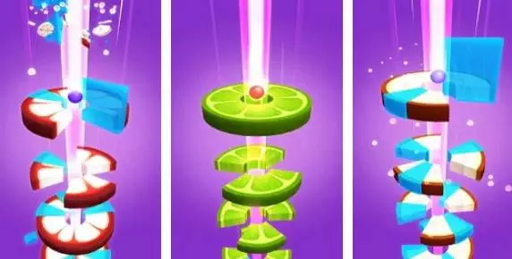 Gameplay screenshot from helix crush for Android