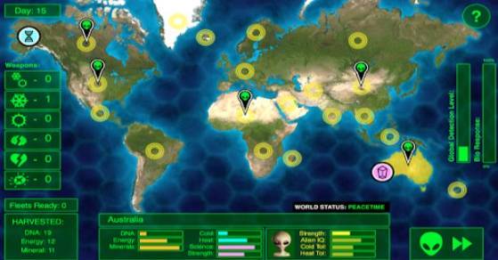 Gameplay screenshot from invaders inc plague free for Android