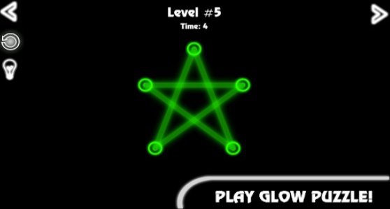 Gameplay screenshot from glow puzzle ads free for Android