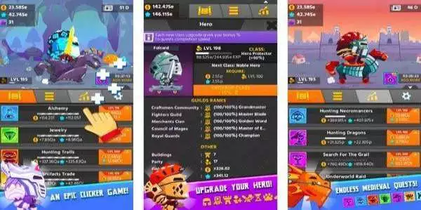 Hero Simulator: Clicker Game MOD APK for Android Free Download