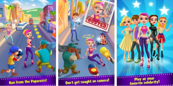 Gameplay screenshot from hollywood rush for Android