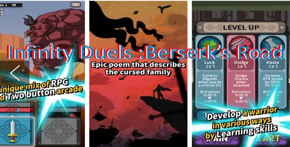infinity duels berserk s road