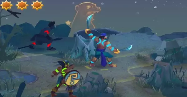 Gameplay screenshot from guerrilla spirits tactical rpg for Android