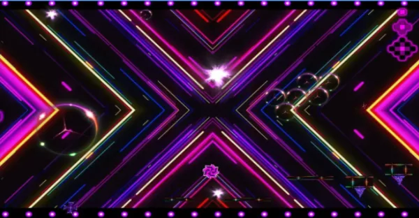 Gameplay screenshot from geometry space pro for Android
